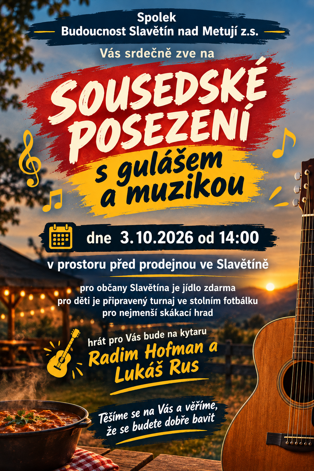 Sousedské posezení