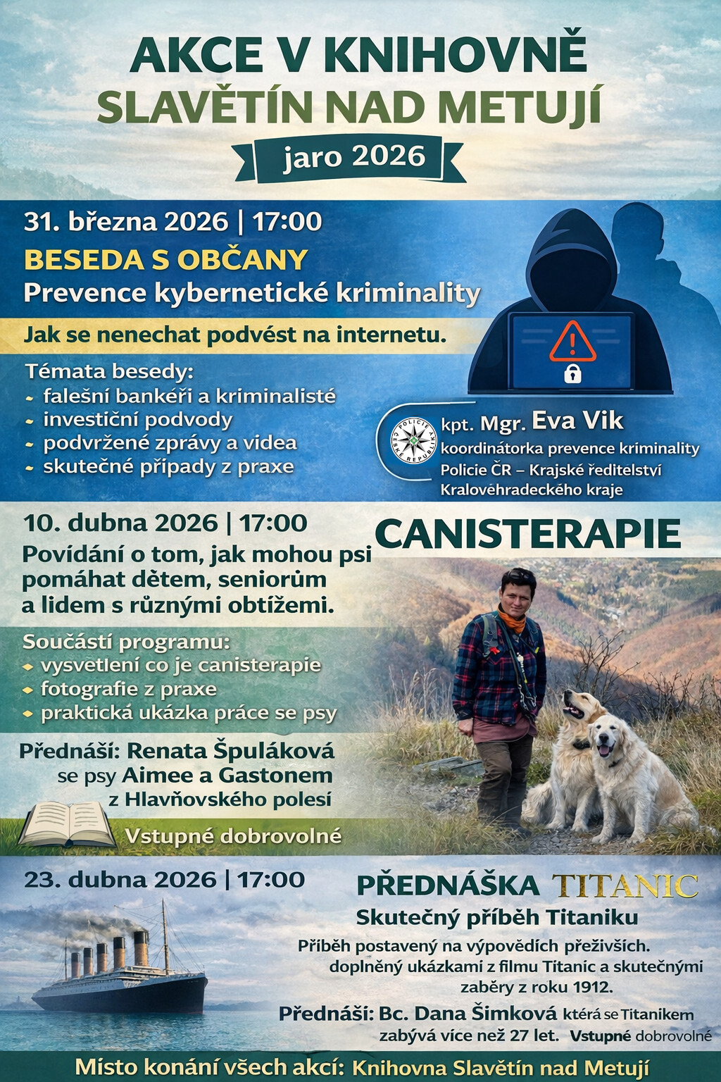 Jarní akce v knihovně