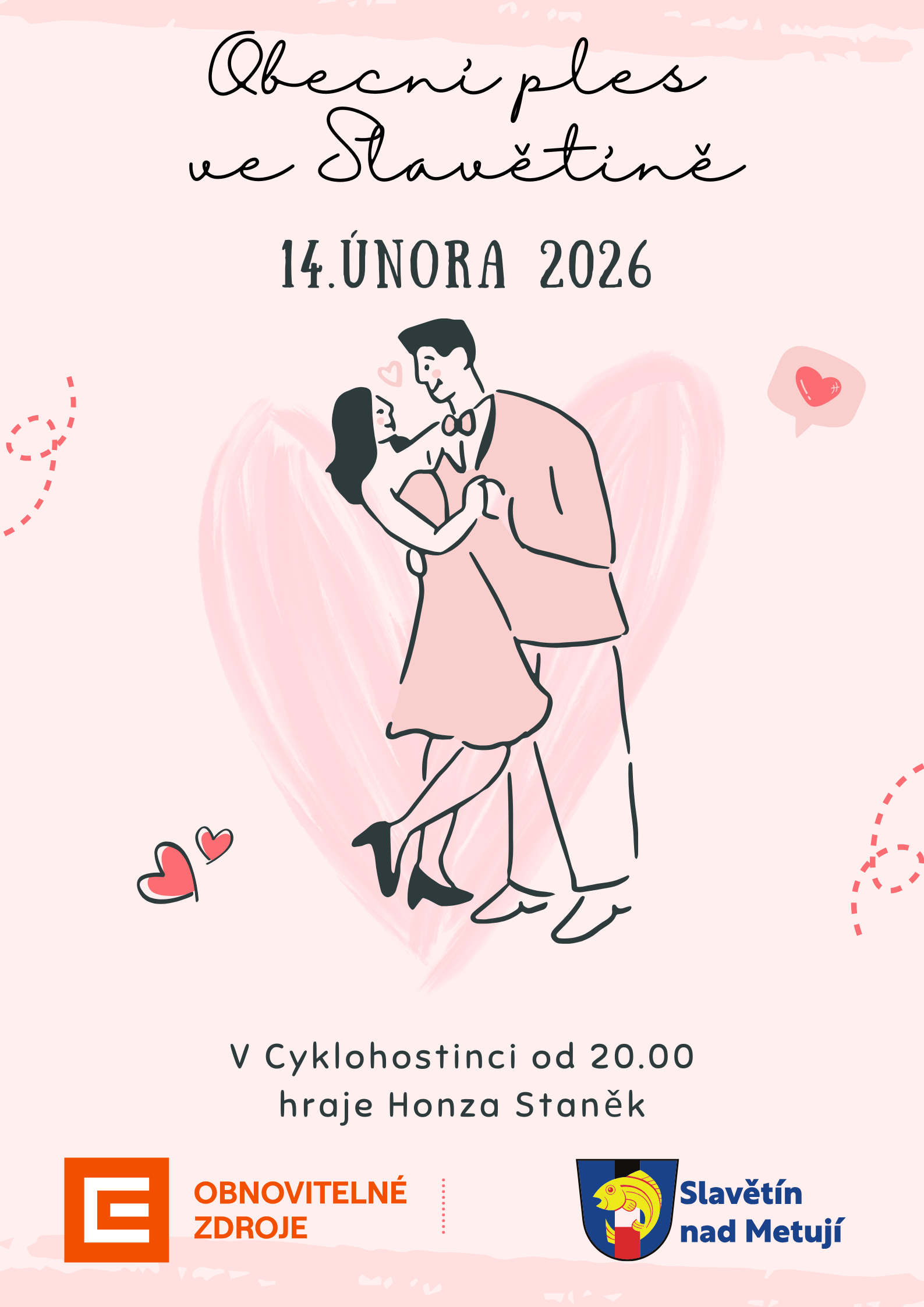 Obecní ples ve Slavětíně