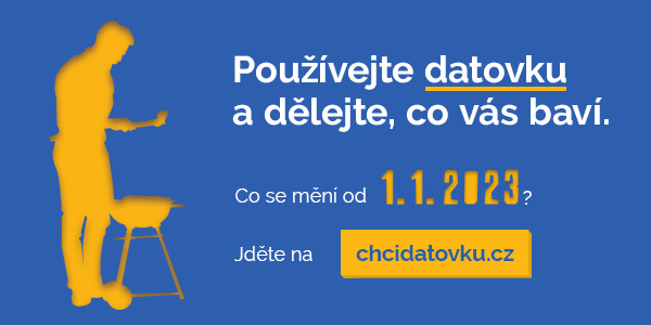 Datové schránky - reklamní banner odkazující na stránky chcidatovku.cz